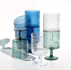 Beaded 14 oz Durable Acrylic Wine Glasses, Shatter-Resistant and - Image 5