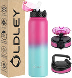 Oldley Insulated Water Bottle 32oz Water Bottles by OLDLEY