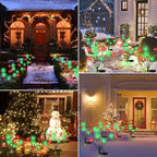 OZS 6Pack Total 48LED Solar Garden Lights Christmas Fairy Outdoor - Image 3