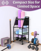 Mythinglogic Yoga Mat Storage Racks, Home Gym Storage Rack - Image 4