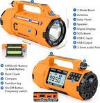 Emergency Radio NOAA Weather Alert FM/AM/SW, Hand Crank Radio - Image 6