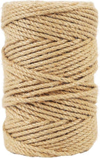 Natural Jute Twine, 5MM x 328FT Jute Rope Roll, Heavy Duty Thick Twine by RadixRope