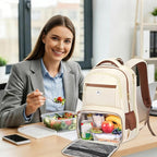 MATEIN Backpack Lunch Bag for Women, Sturdy Teacher Nurse Insulated Cooler - Image 7