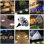 Rayolon Solar Ground Lights, Waterproof Solar Garden Lights, Upgraded Outdoor - Image 6