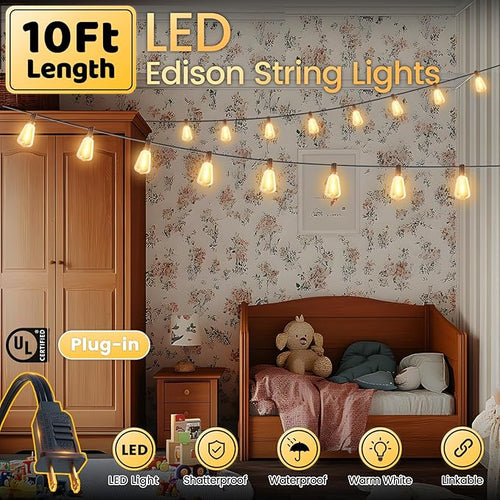 10FT Outdoor String Lights - Image 2