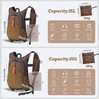 BECOJADDE 20L Small Hiking Backpack - Image 4