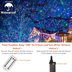 75.8 FT 200 LED Color Changing Christmas String Lights - Image 3