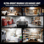 BRAINIAC 100W LED Garage Lights, 10000LM Ultra Bright Shop Light - Image 6
