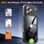 ANTSHARE for iPhone 17 Pro Max Case, IP68 Waterproof Shockproof Case, - 12 FT - Image 2