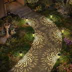 gardencave 6 Pack Solar Lights Outdoor Garden Decorative Mandala Solar Garden - Image 2