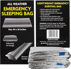 Mylar Emergency Thermal Blanket Sleeping Bag - Image 4