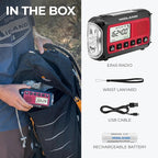 Midland ER40 Emergency Crank Weather Alert Radio w/Flashlight - Image 7