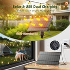addlon 200FT Solar String Lights Outdoor Waterproof - Image 8
