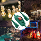 Outdoor Waterproof On/Off Switch Extension Cord, Heavy Duty 125v/250v Black - Image 5