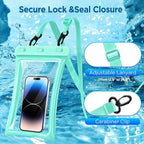 CACOE [Floatable Floating Universal IPX8 Waterproof Phone case 2 Pack-Up to - Image 6