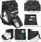 YOUMIAN Large Capacity For Travel Hiking Sports Carry On Backpack Durable - Image 6