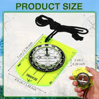 50 Pack Orienteering Compass Bulk Advanced Baseplate Compass Hiking Survival - Image 2