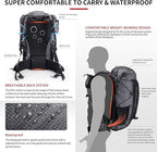 Naturehike 65L Rock Upgraded Internal Frame Hiking Backpack - Image 5