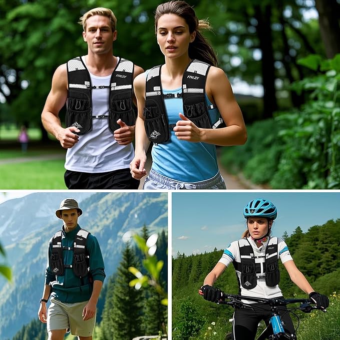 ITIEZY Running Vest for Women Men, 5L Hydration Backpack Lightweight Running - Image 7