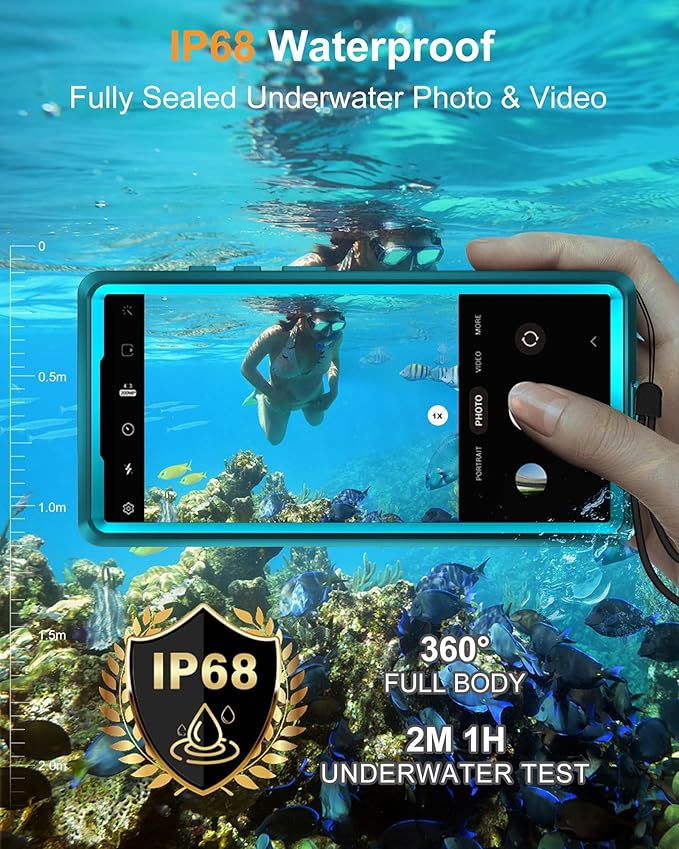 for Samsung Galaxy S24 Ultra Waterproof Case, Magnetic Heavy Duty Military - Image 3