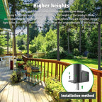 NUERPO 6 Pack String Light Poles, 5Ft Metal Poles - Image 5