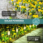 GIGALUMI 24 Pack Solar Path Lights Outdoor, Solar Lights Outdoor Waterproof - Image 6