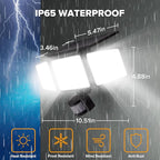 UME Solar Outdoor Lights 302 LED 3000LM, IP65 Waterproof Motion Sensor Outdoor - Image 6