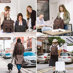LOVEVOOK Laptop Backpack for Women Work Travel Commuter Backpack Business - Image 4