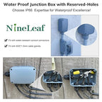 IP66 Weatherproof Electrical Project Boxes in Grey, Nineleaf PVC/ABS Plastic - Image 2