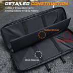 DULCE DOM 36 42 48 Inch Double Rifle Case, Tactical Soft Padded Backpack - Image 2