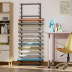 GIOTORENT Wall Mount Blueprint Storage Rack, 15-Tier Heavy Duty Blueprint Holder - Image 2