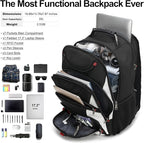 Boavan Laptop Backpack for men, 17.3 inch Laptop Bag - Image 5