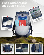 WATERFLY Small Lightweight Hiking Backpack: 20L Outdoor Daypack - Image 5