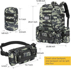 CVLIFE Tactical Backpack Military Army Rucksack - Image 2