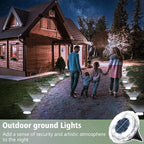 echosari Solar Ground Lights 12 Pack, Upgraded Solar Garden Lights Auto ON/Off - Image 6