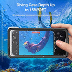 Beasyjoy Waterproof Phone Case, Underwater Snorkeling Diving Phone Case - Image 3