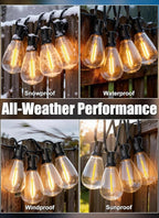 100FT Outdoor String Lights Waterproof - Image 4