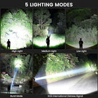 Rechargeable Flashlights High Lumens, 000 Lumens Super Bright Led Flashlights - Image 6