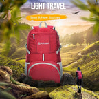 ZOMAKE Lightweight Packable Backpack 35L, Light Foldable Backpacks Water - Image 6