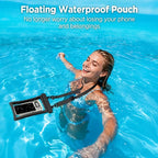 CACOE [Floatable Floating Universal IPX8 Waterproof Phone case 2 Pack-Up to - Image 2