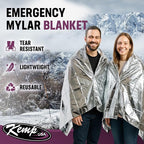 Kemp USA Emergency Mylar Blanket Lightweight Thermal Reflective Survival - Image 3