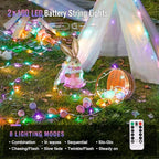 JMEXSUSS 2 Pack Easter Lights Battery Operated Outdoor Indoor, Total 66ft 200 - Image 6