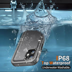Cozycase Compatible with Waterproof iPhone 11 case, Built-in Screen Protector - Image 3