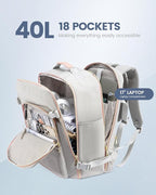 LOVEVOOK Travel Backpack for Women & Men 40L, Airline Approved Carry On - Image 5