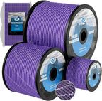 750Ib Reflective Paracord Rope, 4mm 11 Strand Parachute Spool Cord by Aystkniet
