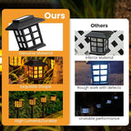 GIGALUMI Solar Lights for Outside, 10 Pack Flickering Flame LED Solar Outdoor - Image 3