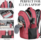 BIKROD Unisex Rose Laptop Backpack, Suitable - Image 3