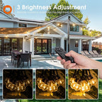 addlon 106FT Solar String Lights - Image 6