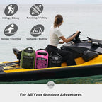 STOVER 5/10/25/30/40/55L Waterproof Dry Bag- Roll-Top Backpack w/Phone Case- - Image 6