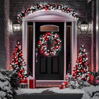 JMEXSUSS 66ft 200 LED Red and White Christmas Lights, Outdoor String Plug-in - Image 8